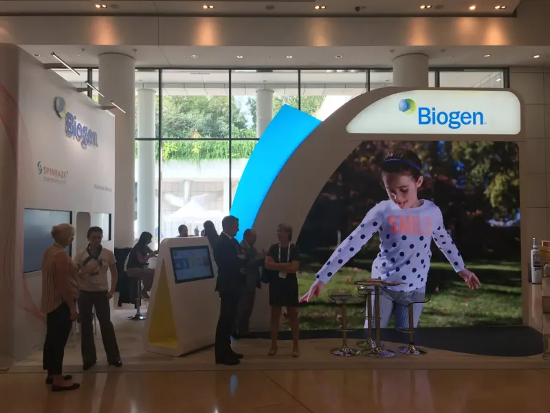 Biogen exhibition stand designed and built by Ephology — photo 18