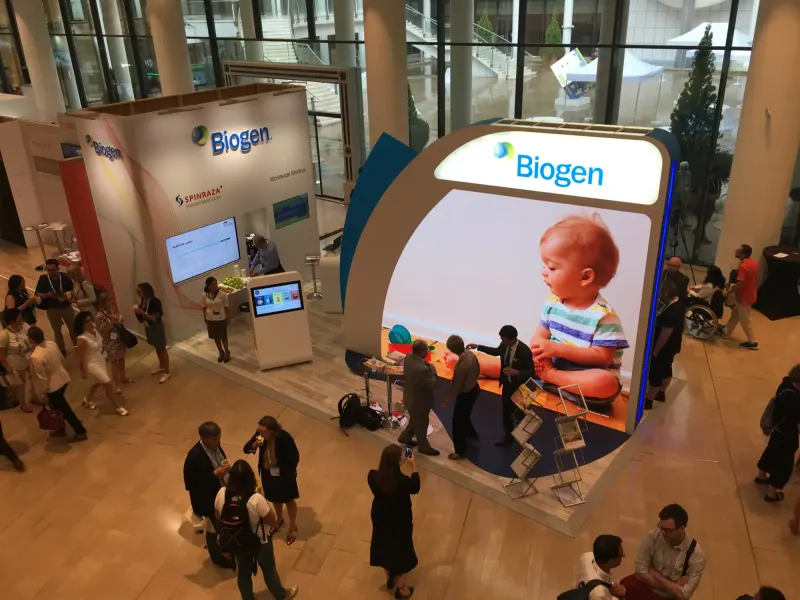 Biogen exhibition stand designed and built by Ephology — photo 21
