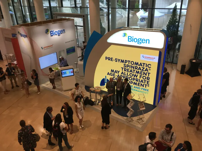 Biogen exhibition stand designed and built by Ephology — photo 22