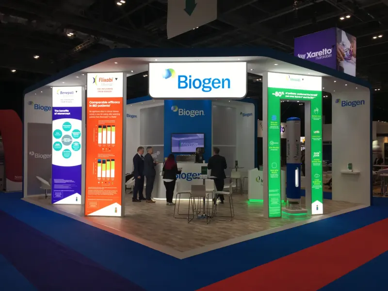 Biogen exhibition stand designed and built by Ephology — photo 7
