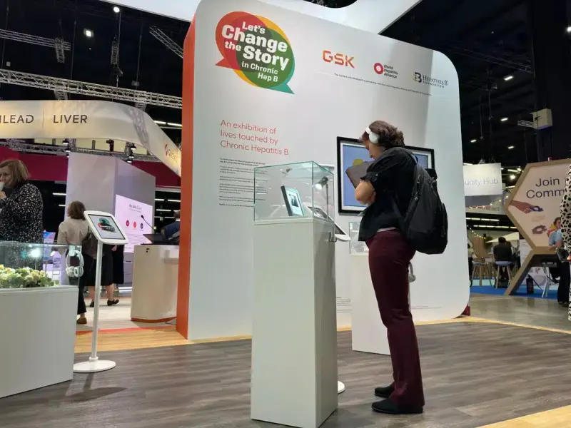 GSK exhibition stand designed and built by Ephology — photo 17
