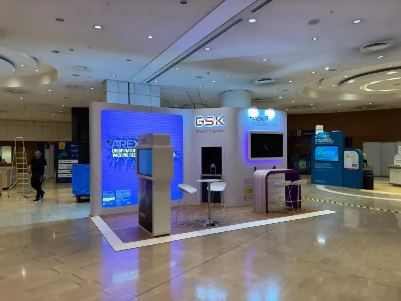 GSK exhibition stand designed and built by Ephology — photo 21