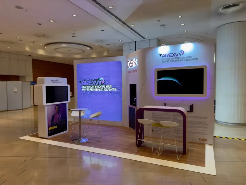 GSK exhibition stand designed and built by Ephology — photo 23
