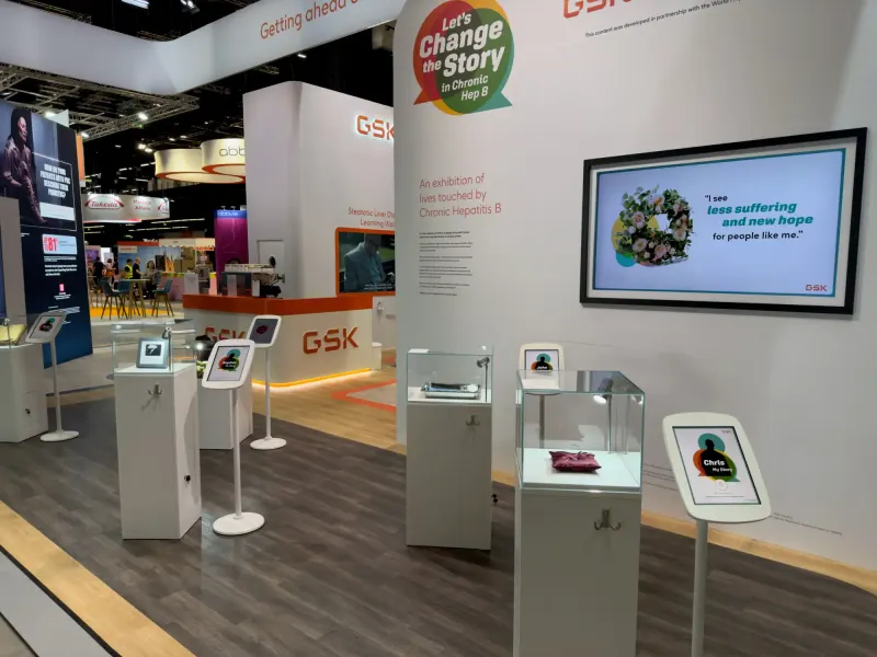 GSK exhibition stand designed and built by Ephology — photo 31