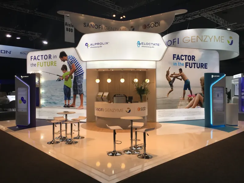 ISTH Congress exhibition stand designed and built by Ephology — photo 1