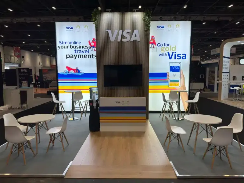 Visa exhibition stand designed and built by Ephology — photo 1
