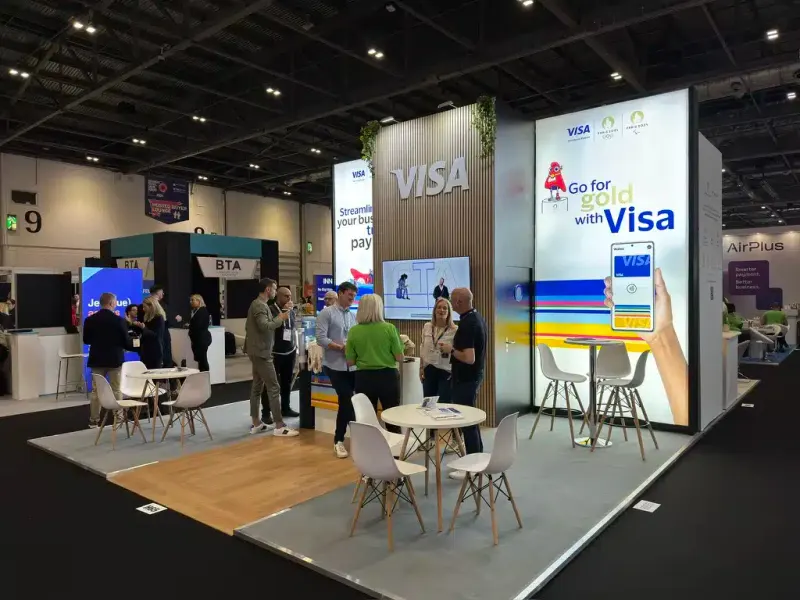 Visa exhibition stand designed and built by Ephology — photo 2